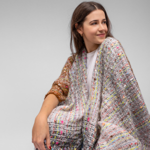 Donna poncho e mantelle